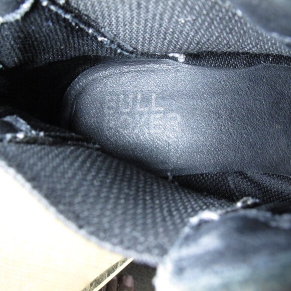 Bullboxer Women's Chunky Heel Ankle  Boots Black Leather Euro 40/ Size 9 US - Picture 9 of 9